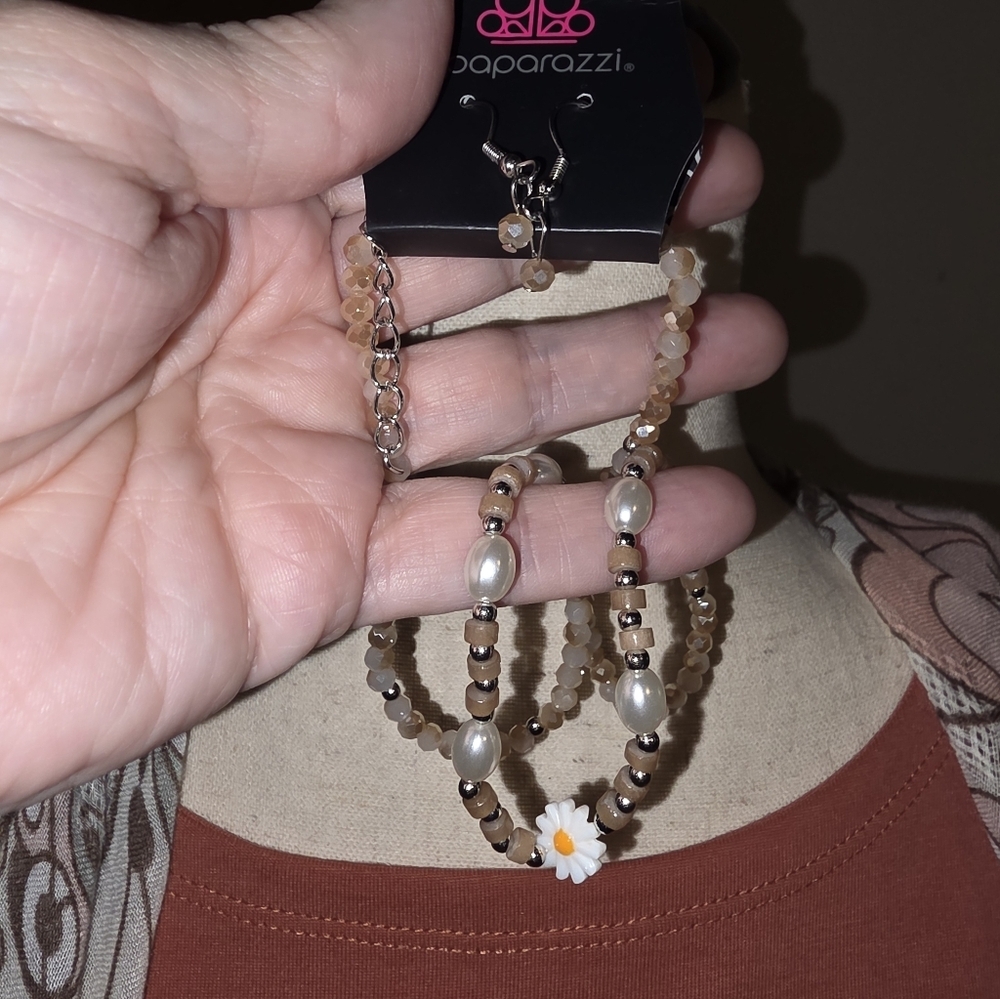 Paparazzi Silver Beaded Necklace - Picture 7 of 7